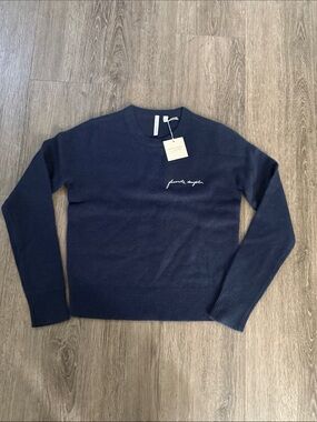 NWT Favorite Daughter x Joes Jeans Navy Cashmere Sweater